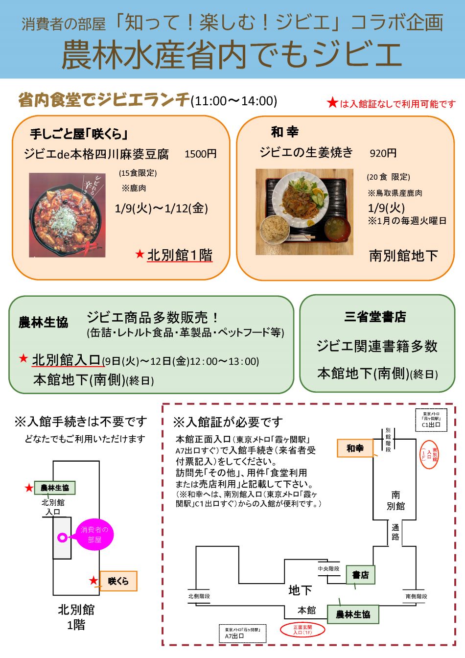 展示内容の副チラシ