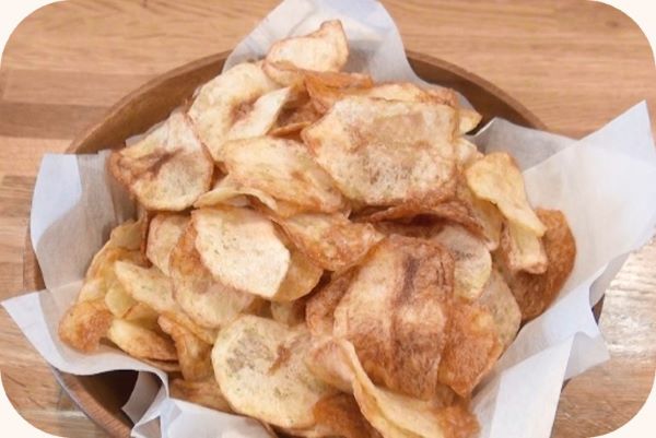 焦げたポテトチップス