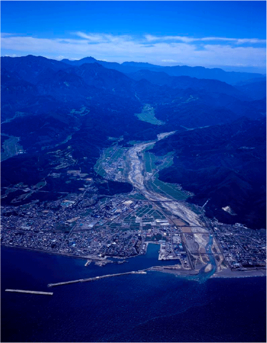 糸魚川市の全景