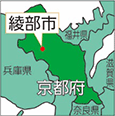 京都府綾部市