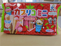 菓子メーカーと共同開発した商品