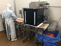AIを活用した食品原料検査装置