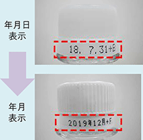 年月表示への移行イメージ