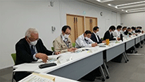 営農再開検討会での意見交換の様子（令和2（2020）年10月9日）