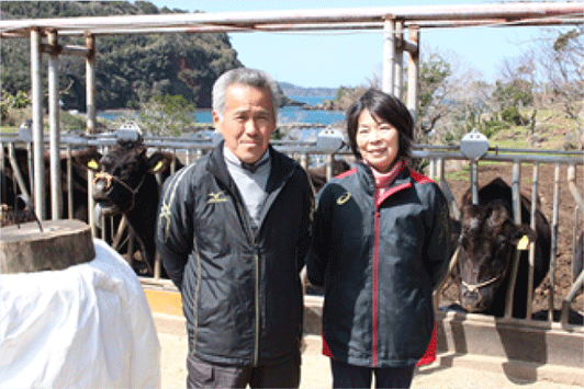 松﨑 秀利さんと松﨑 弘子さん