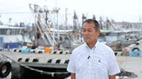 明石浦漁業協同組合の戎本組合長