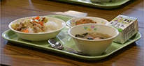 有機米を活用した学校給食