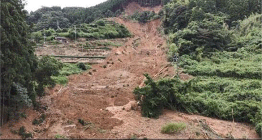 茶園の崩落（佐賀県）（令和3年8月の大雨）