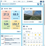 「SAWACHI」の画面