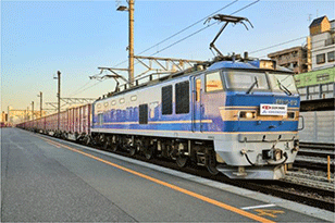 休日の運休列車を活用した米の鉄道輸送