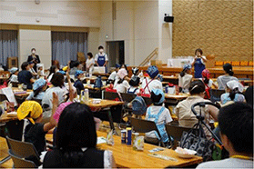 「こども霞が関見学デー」での非常食に関するイベント