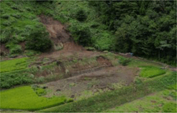 水田の土砂流入(鳥取県)(令和5年台風第7号) 水田の土砂流入(鳥取県)(令和5年台風第7号)
