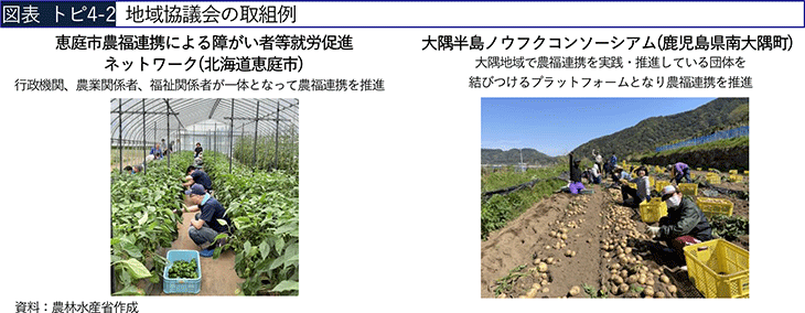 図表 トピ4-2 地域協議会の取組例 図表 トピ4-2 地域協議会の取組例