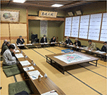 中田地区での協議の場 中田地区での協議の場