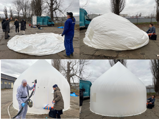 簡易農業用倉庫設置技術研修（AC Biode株式会社）