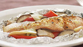 Grilled Salmon with Mayonnaise