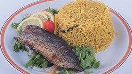 Kabsa with Bonito Fish