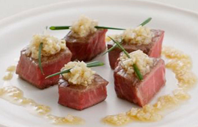 Beef with Seasoned Oil