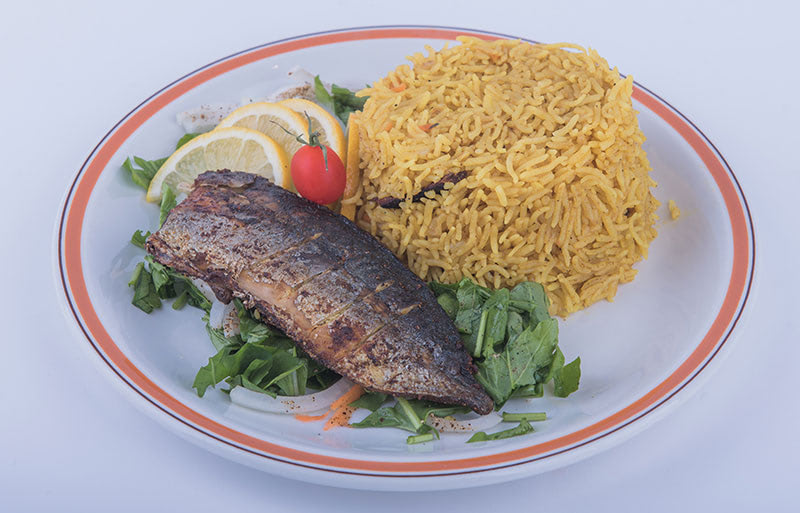 Kabsa with Bonito Fish