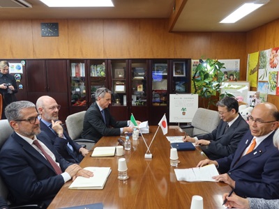 メイドインイタリー省副大臣と会談
