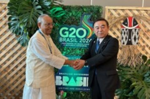 インド農業・農民福祉担当閣外大臣とのバイ会談