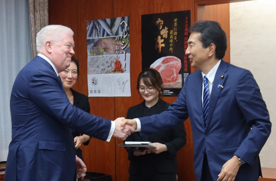 ジョージ・グラス次期駐日米国大使との会談