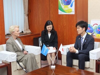 国連世界食糧計画（WFP）事務局長との会談