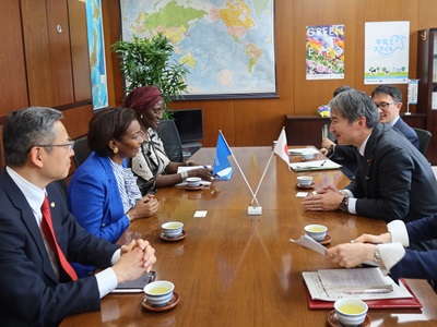 国連世界食糧計画（WFP）事務局次長との会談