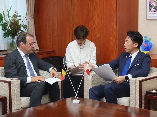 ベルギー副首相兼連邦雇用・経済・農業大臣との会談