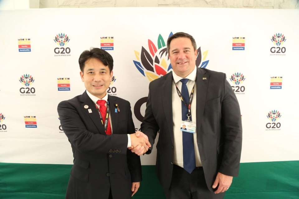 南アフリカ農務大臣との会談