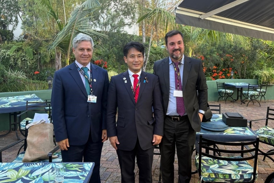 ブラジルの担当者との会談