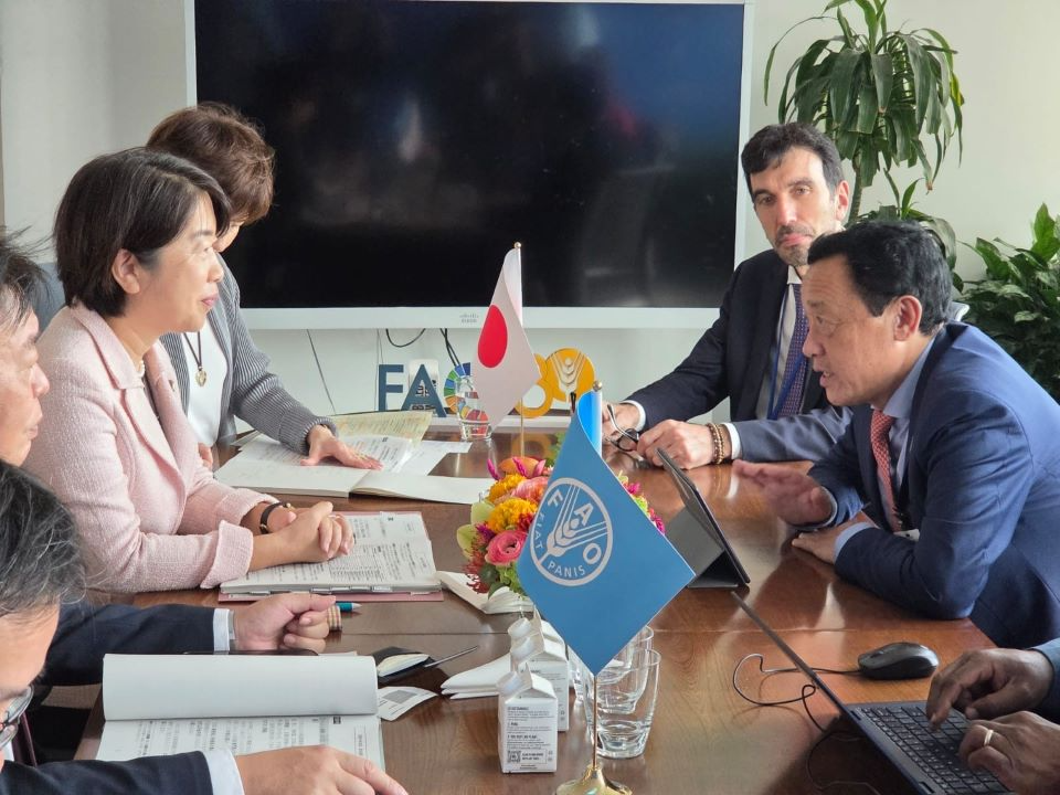 国連食糧農業機関（FAO）主催の会談