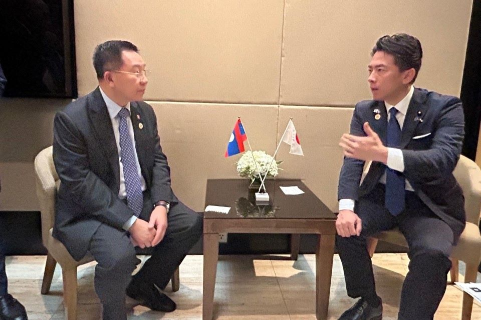 ラオス農業環境大臣との会談