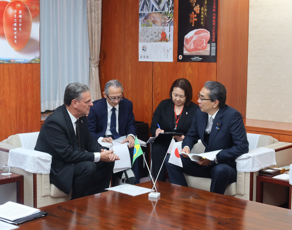ファバロ・ブラジル農業・畜産大臣との会談