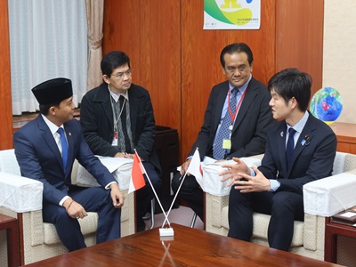 インドネシア共和国林業大臣との会談