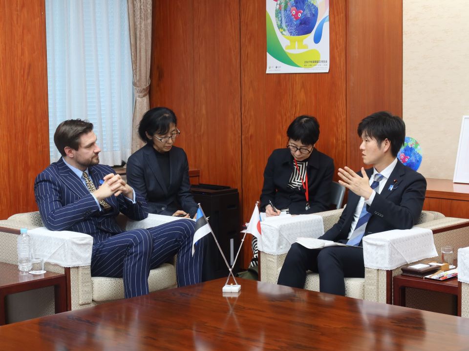 エストニア地域問題・農業大臣との会談