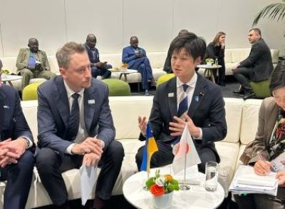 ウクライナ経済・環境・農業大臣との会談