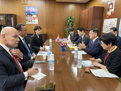 ペルー農業開発・灌漑大臣との会談