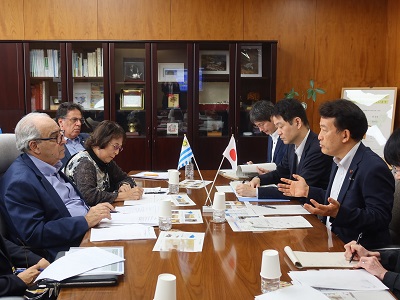 ウルグアイ東方共和国農牧水産大臣の表敬訪問