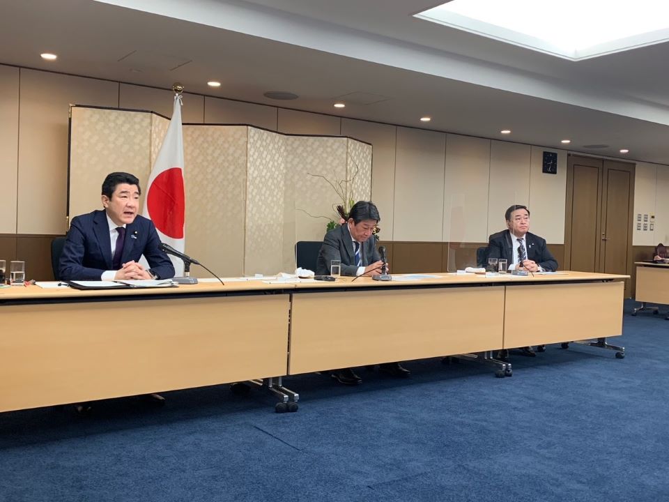 WTO非公式閣僚会合に出席する野上大臣他の写真