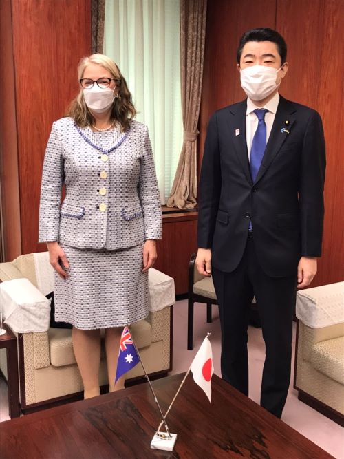 オーストラリア駐日大使との会談の写真