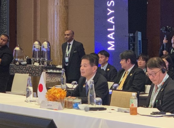 日ASEAN農林大臣会合に出席する宮下農林水産大臣