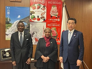 アミシア・コートジボワール投資促進センター長との会談