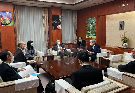 ラム香港貿易発展局会長及びフォン同総裁との会談