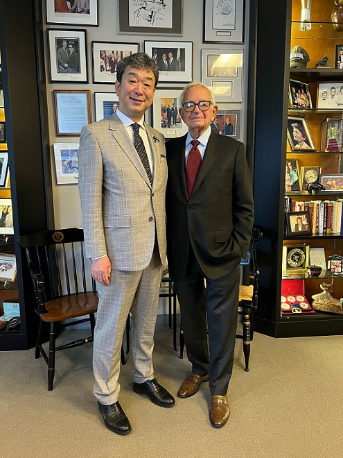 メラメド・CME名誉会長と中村農林水産副大臣