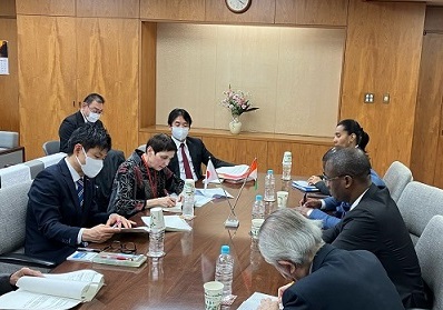 トゥーレ・コートジボワール動物水産資源大臣との会談