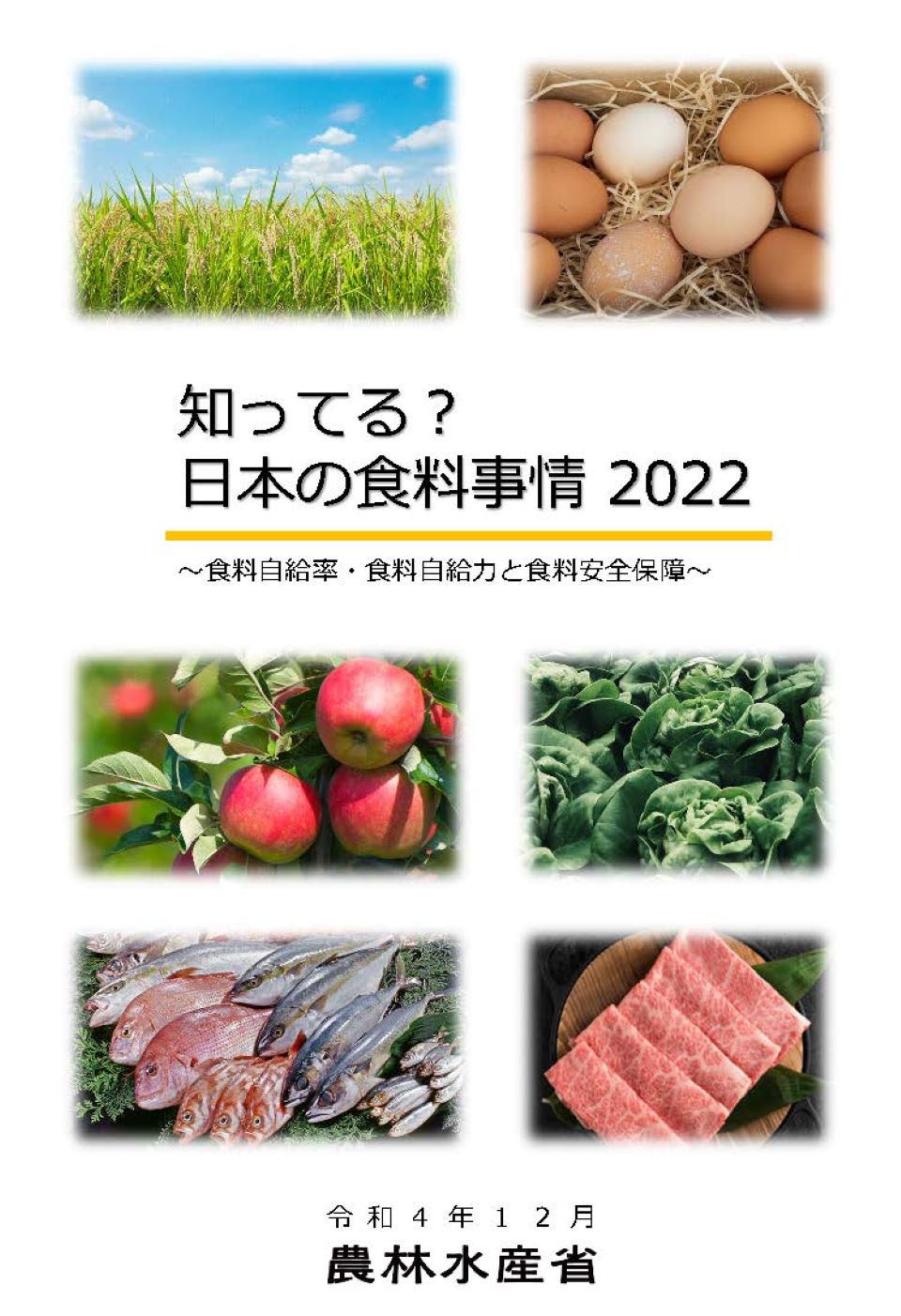 知ってる？日本の食料事情2022（R4.12）