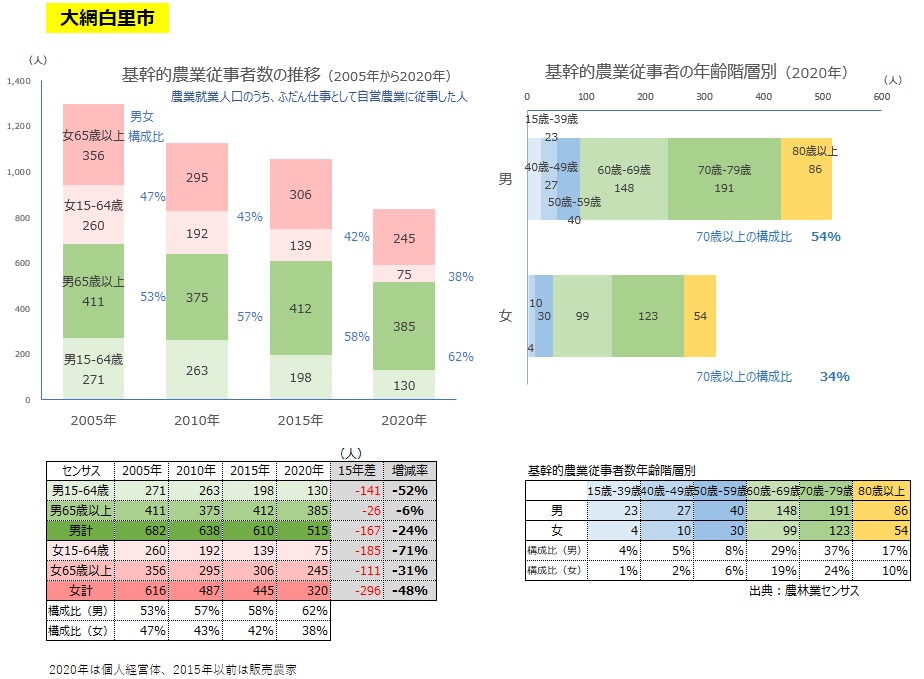 分析データ（大網白里市）：関東農政局