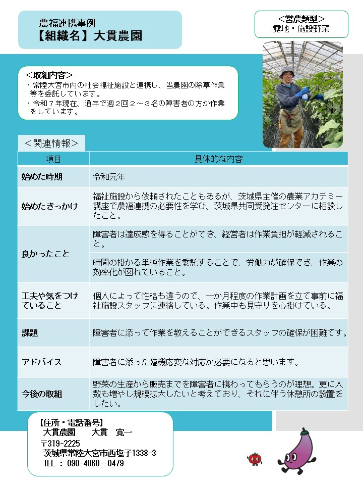 大貫農園（常陸大宮市）