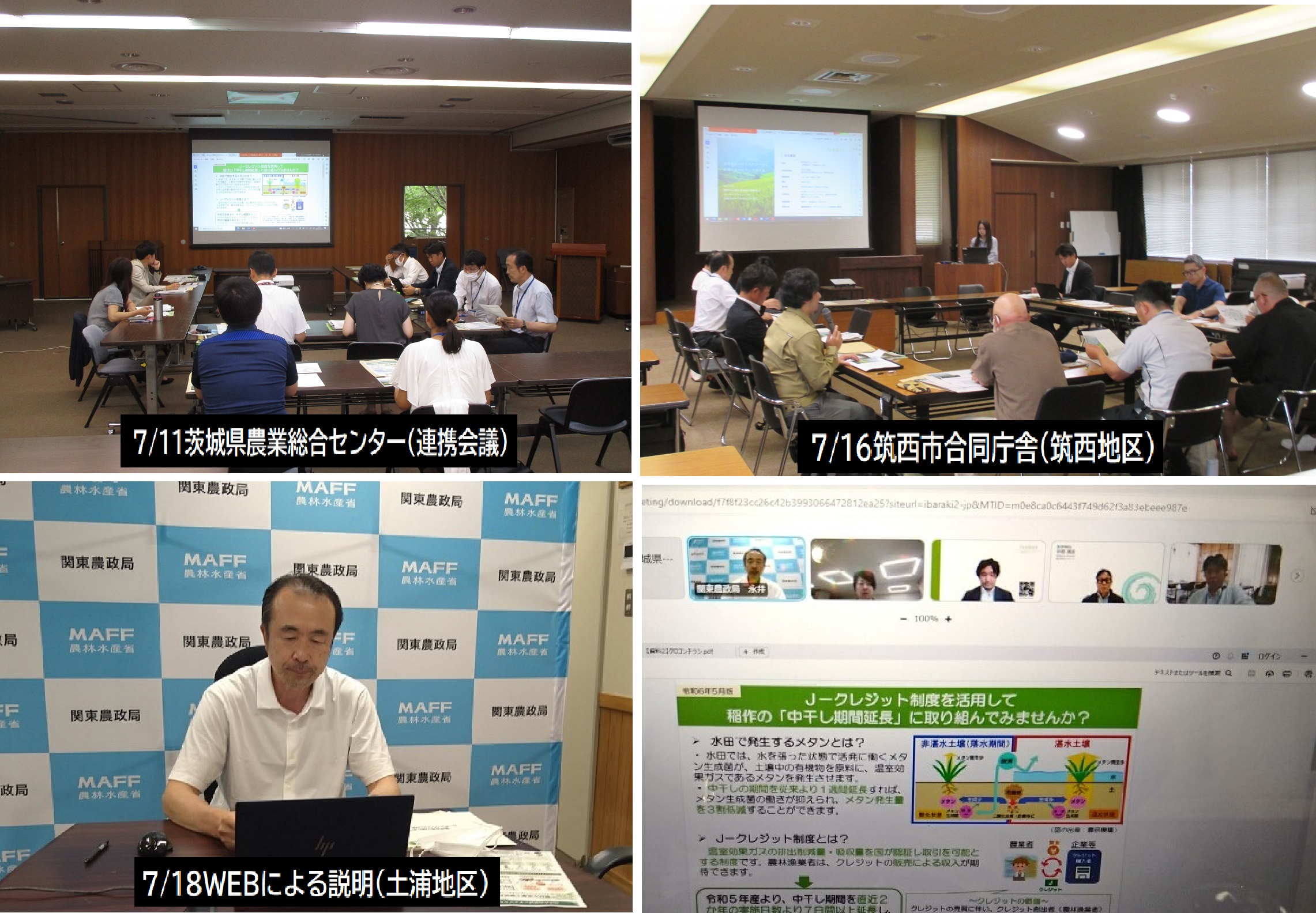 連携会議及び勉強会の様子